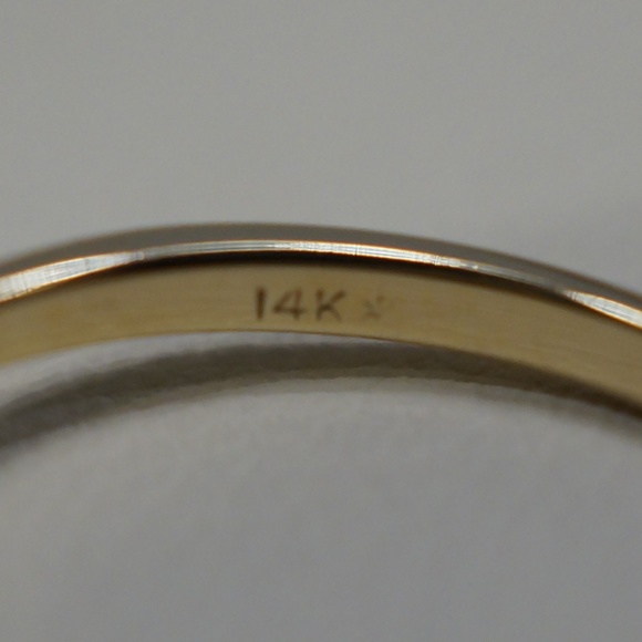 14KY Gold Genuine Tourmaline & Ruby Ring - Picture 6 of 7